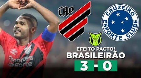 ATHLETICO VENCE O CRUZEIRO E REAFIRMA PACTO COM A TORCIDA! ATHLETICO-PR 3 x 0 CRUZEIRO | Narração