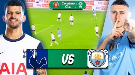 TOTTENHAM 2-1 MAN CITY REACTION | EFL Cup Stream