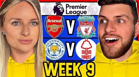 PREMIER LEAGUE WEEK 9 PREDICTIONS