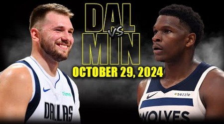 Dallas Mavericks vs Minnesota Timberwolves Full Game Highlights - October 29 | 2024-25 NBA Season