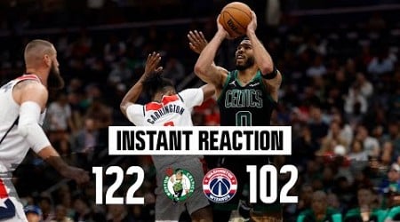 INSTANT REACTION: Brown, Tatum lead Celtics to second straight rout