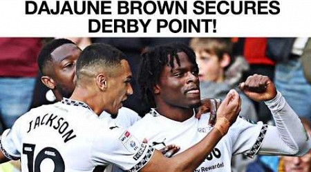 DAJAUNE BROWN&#39;S Derby County DEBUT GOAL! Matchday Vlog