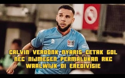 CALVIN VERDONK NYARIS CETAK GOL, NEC NIJMEGEN PERMALUKAN RKC WAALWIJK DI EREDIVISIE