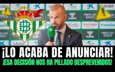 ¡AHORA MISMO! ¡MANU FAJARDO NOS HA DEJADO A TODOS LOCOS! ¡MIRA LO QUE HA DICHO! NOTICIAS DEL BETIS