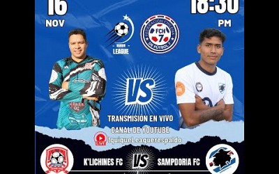 KLICHINES FC VS SAMPDORIA FC FECHA 11 TORNEO CLAUSURA TC IQUIQUELEAGUE