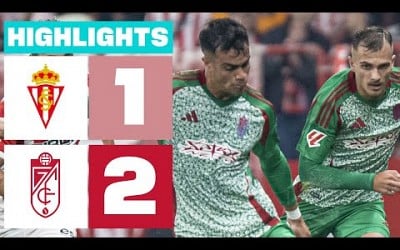 REAL SPORTING 1 - 2 GRANADA CF I RESUMEN LALIGA HYPERMOTION