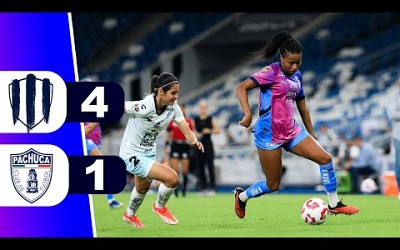 MONTERREY VENCE 4 - 1 A PACHUCA POR LA LIGA MX FEMENIL | REY DEPORTIVO