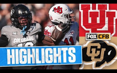 Utah Utes vs. No. 17 Colorado Buffaloes Highlights | FOX College Football