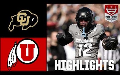 Utah Utes vs. Colorado Buffaloes | Full Game Highlights | ESPN College Football