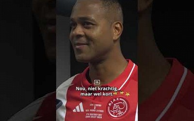 Wat vond Patrick #Kluivert van zijn eigen optreden bij de #Ajax Legends? 