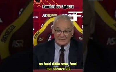 Ranieri su Dybala #ranieri #dybala #asroma #seriea #calcio #calcioitaliano