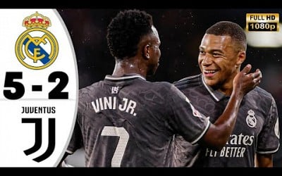 Real Madrid vs Juventus 5-2 • Champions League Highlights &amp; All Goals 2024 • Hasil Bola Tadi Malam