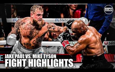 Jake Paul vs. Mike Tyson FIGHT HIGHLIGHTS 