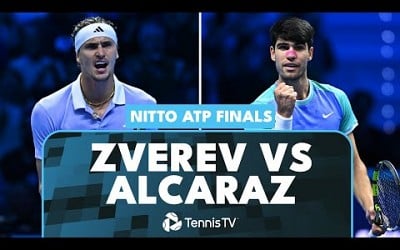 Alexander Zverev vs Carlos Alcaraz EPIC Match Highlights | Nitto ATP Finals 2024