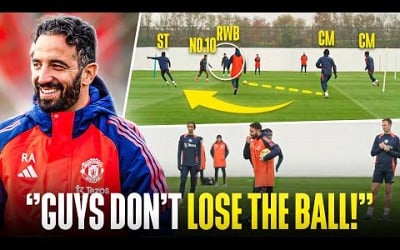 Inside Amorim’s First Man Utd Training Session: 3-4-3 System, Drills &amp; More