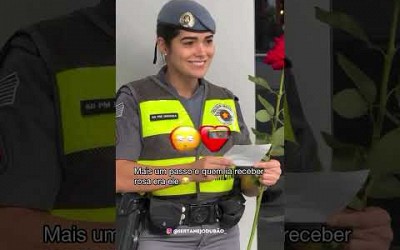 ASSUSTOU A POLICIAL 