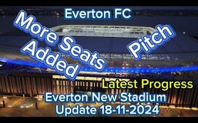 Everton FC New Stadium At Bramley Moore Dock Update 18-11-2024