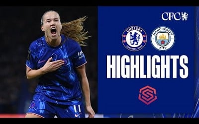 Chelsea Women 2-0 Manchester City | HIGHLIGHTS &amp; MATCH REACTION | WSL 24/25