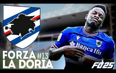 FC25 FORZA LA DORIA 13 SERIE A MODO CARREIRA SAMPDORIA