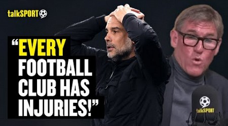 Simon Jordan Shows Little Concern for Pep Guardiola as Man City Battles Fitness Crisis! ❌