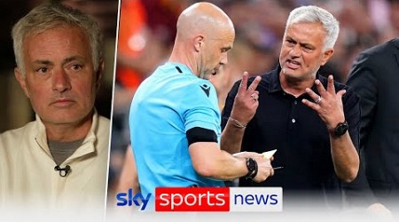 &#39;I&#39;m in trouble in Europe&#39; - Mourinho believes UEFA treats him differently since Europa League final