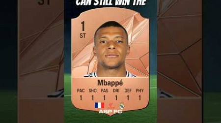 Could Real Madrid win the Champions league with a 1 rated Kylian Mbappe... FC 25