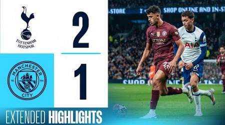 EXTENDED HIGHLIGHTS | TOTTENHAM 2 - 1 MAN CITY | Werner, Sarr &amp; Nunes Goals | Carabao Cup 