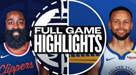 CLIPPERS at WARRIORS | FULL GAME HIGHLIGHTS | October 27, 2024