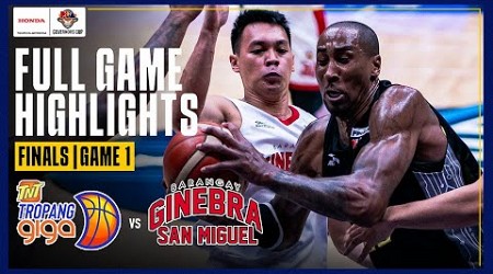 TNT vs. BRGY. GINEBRA | FULL GAME 1 FINALS HIGHLIGHTS | PBA SEASON 49 GOVERNORS&#39; CUP | OCT. 27, 2024