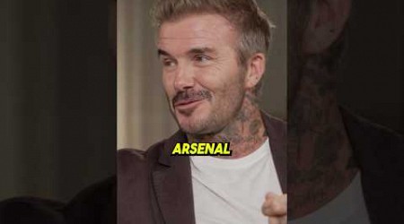 David Beckham EXPLAINS why his SON supports ARSENAL