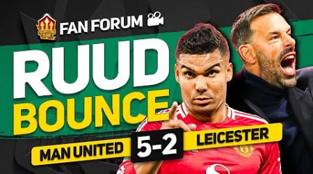 Ruud BIG Amorim Message! MAN UNITED 5-2 LEICESTER CITY! | LIVE Forum