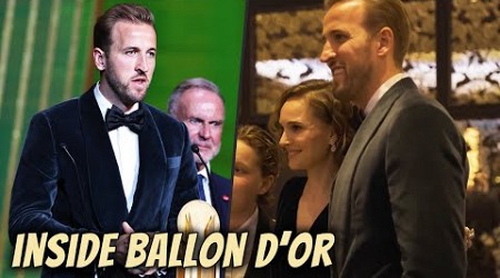 This is what a Ballon d&#39;Or night looks like from a player&#39;s views - Harry Kane up close! | BTS