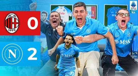 ZITTI TUTTI!! GODURIA! MILAN-NAPOLI 0-2 | LIVE REACTION NAPOLETANI