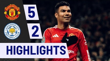 Manchester United vs Leicester City 5-2 • Highlights &amp; Goals 2024