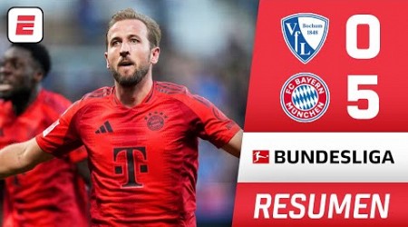 BAYERN MUNICH se recuperó del golpe vs el BARCELONA tras APLASTAR por 5-0 al BOCHUM | Bundesliga