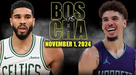 Boston Celtics vs Charlotte Hornets Full Game Highlights - November 1, 2024 NBA Season