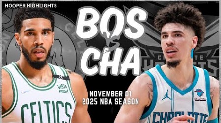 Boston Celtics vs Charlotte Hornets Full Game Highlights | Nov 1 | 2025 NBA Season