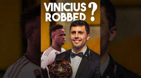 Vinicius Jr loses Ballon D’or to Rodri