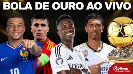 BOLA DE OURO AO VIVO | PREMIAÇÃO BALLON D&#39;OR VINI JR, RODRI, MBAPPÉ, BELLINGHAM | REACT