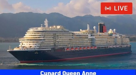 SHIPS TV - Queen Anne Cruise Departing Port of Southampton (LIVE)