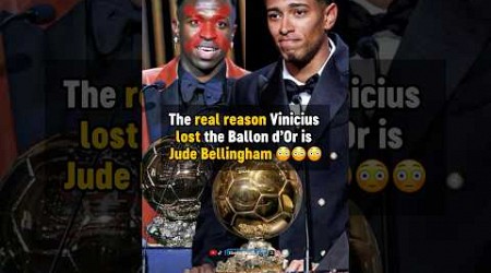 Vini lost the Ballon d’Or because of Bellingham 