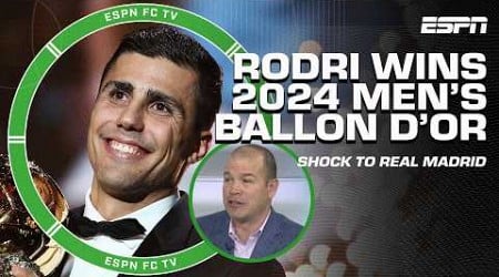 Rodri wins 2024 Men&#39;s Ballon d&#39;Or 