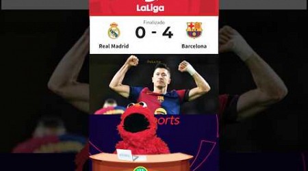 BARCA HUMILLA AL REAL MADRID (4-0) en La Liga Lewandowski 