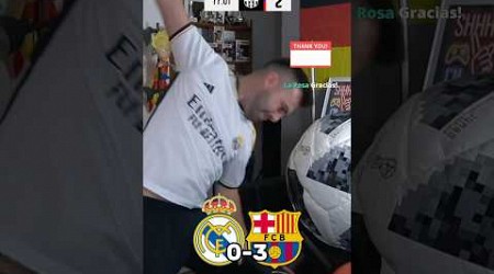 Madridista reacciona Real Madrid 0-4 Barcelona La Liga