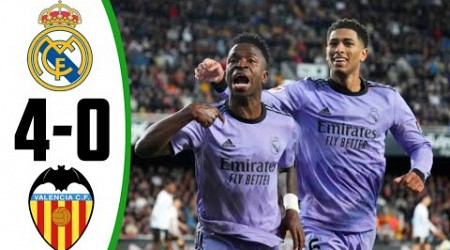 Real Madrid vs Valencia 4-0 Highlights • Hasil Bola Tadi Malam • Bola Tadi Malam