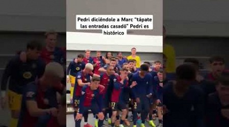 La celebración del Barcelona del clásico es historia #fcbarcelona #viralfutbol #realmadrid #laliga