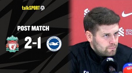 Fabian Hürzeler PRAISES His Brighton Side&#39;s Performance DESPITE 2-1 Loss After Gaining Early Lead!