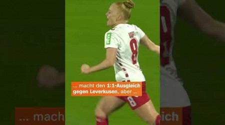 So kann man sein erstes Bundesliga-Tor mal machen 