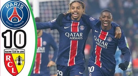 PSG vs Lens 1-0 || All Goals &amp; Extended Highlights || Ligue 1 2024-2025