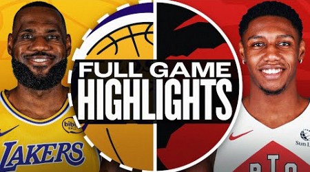 LAKERS at RAPTORS | FULL GAME HIGHLIGHTS | November 1, 2024